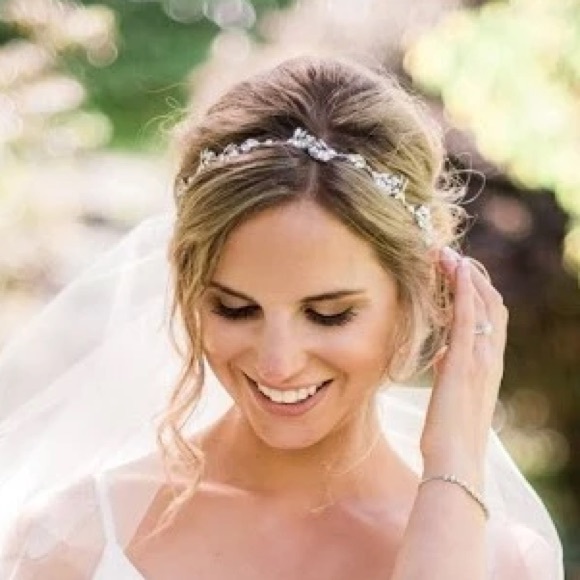 Sarah Gabriel Karly Duet Ribbon Hair Band Wedding Accessory - Picture 1 of 13